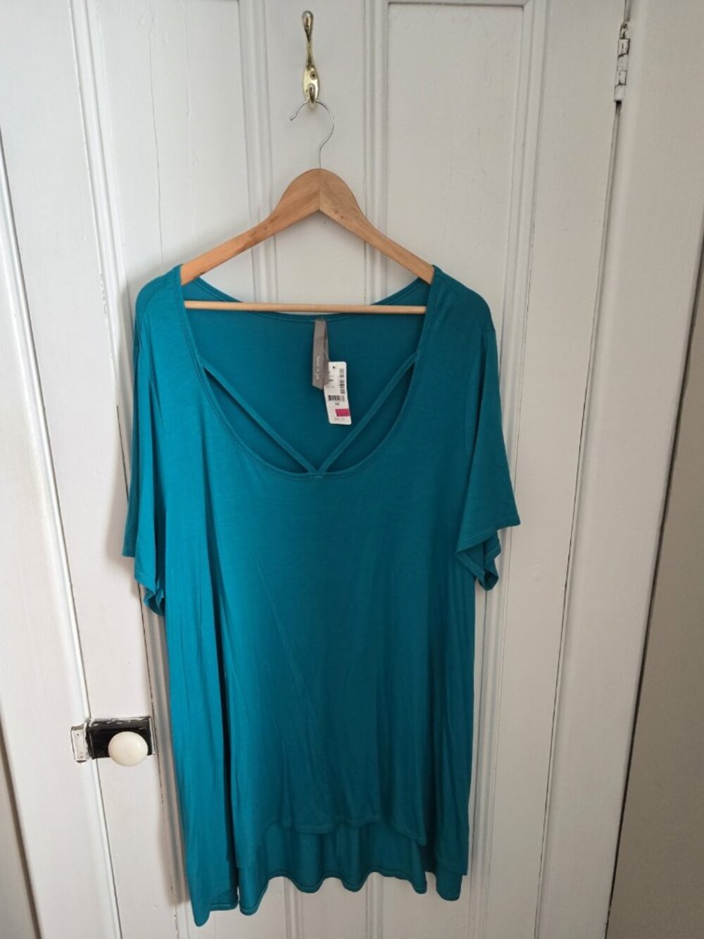 Penningtons NWT 3X Teal Tunic (26.5" PTP)